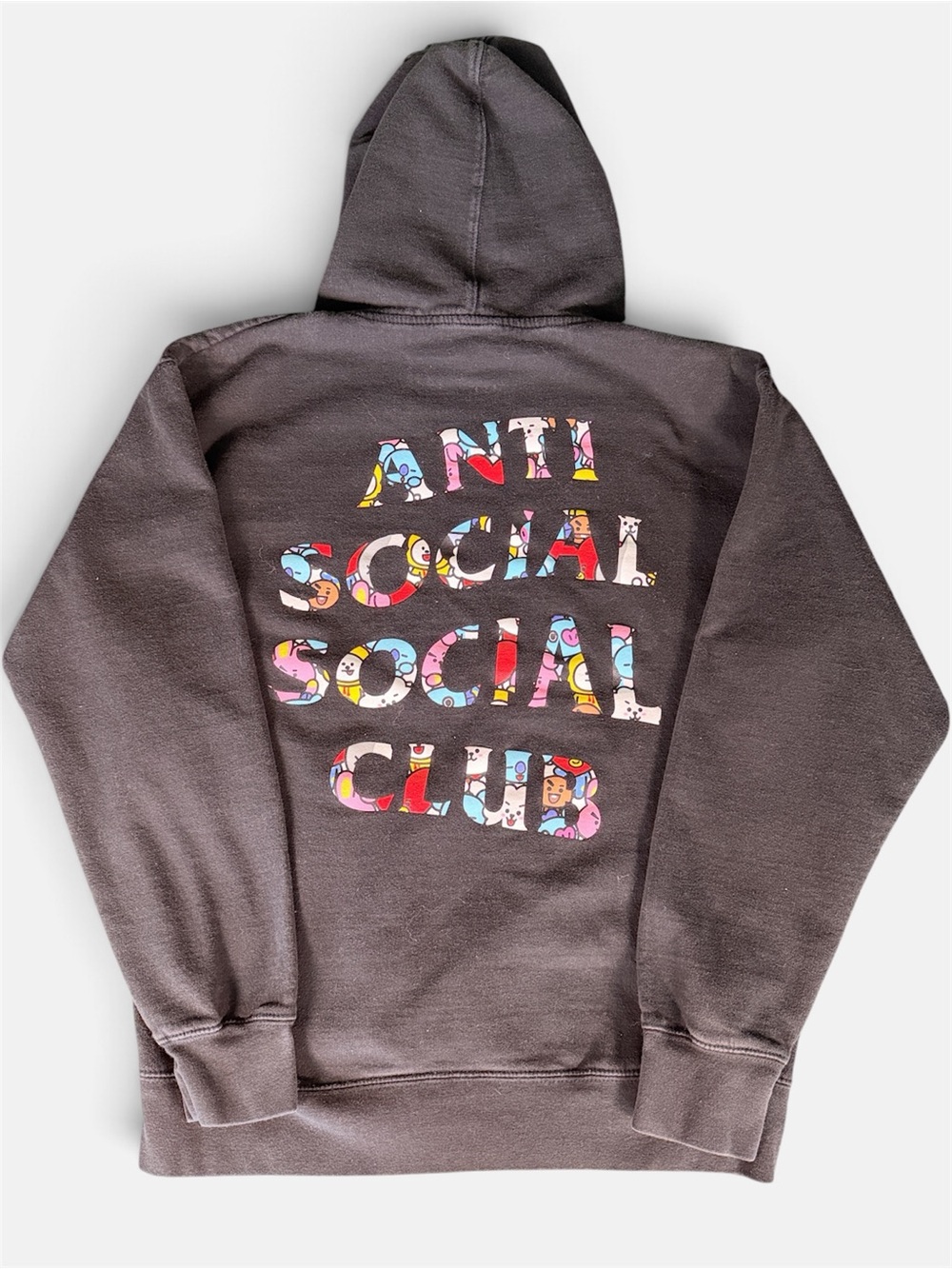 BT21 Anti Social Social Club x BTS Collaboration Hoodie with Colorful Graphic